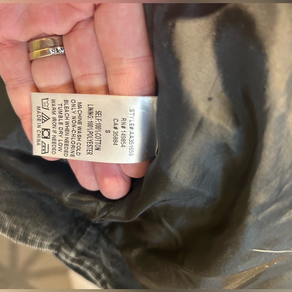 Super cute soft charcoal corduroy jacket - Picture 9 of 9